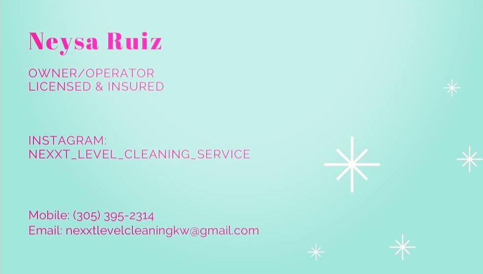 Nexxt Level Cleaning Services Open Key West