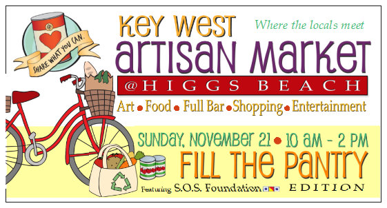 Key West Artisan Market - Nov 21, 2021 - FILL THE PANTRY