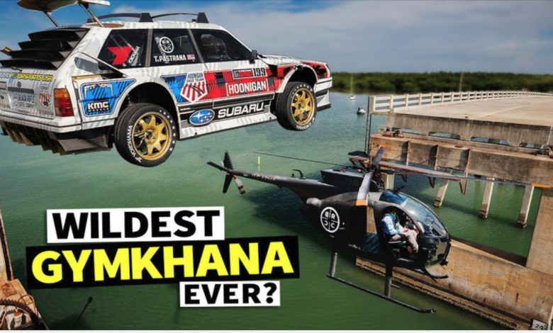 [HOONIGAN] Gymkhana 2022: Travis Pastrana Goes Berserk in Florida in a 862HP Subaru Wagon Leave it to Travis Pastrana to give us one of the most rowdy Gymkhana videos ever -- a jet, a chopper, boats, a scoot-ski, 165mph jumps, and more pucker mome...