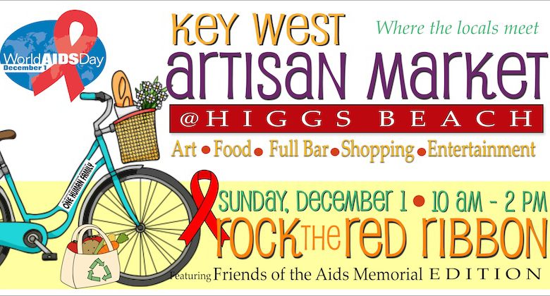 Key West Artisan Market Honors World AIDS Day with Special Event Sunday, December 1