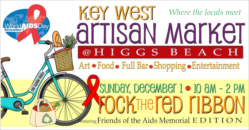 Key West Artisan Market Honors World AIDS Day with Special Event Sunday, December 1