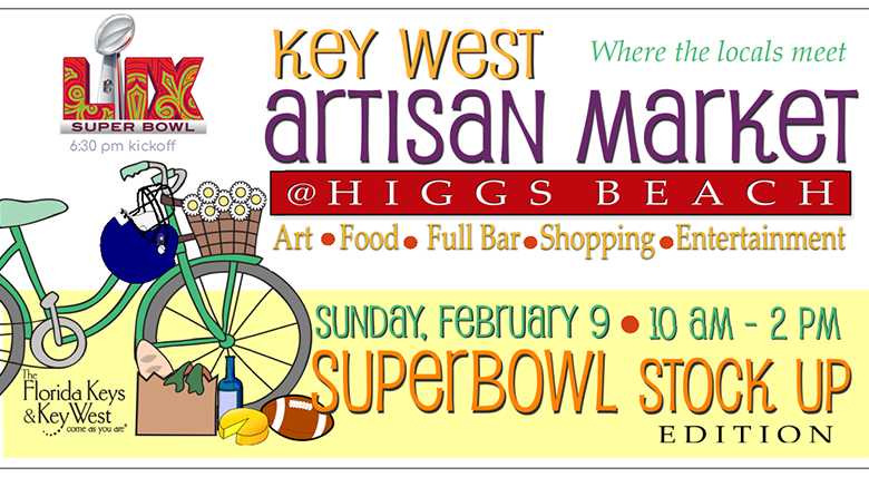 Key West Artisan Market Hosts Super Bowl Stock-Up Edition at Higgs Beach Sunday